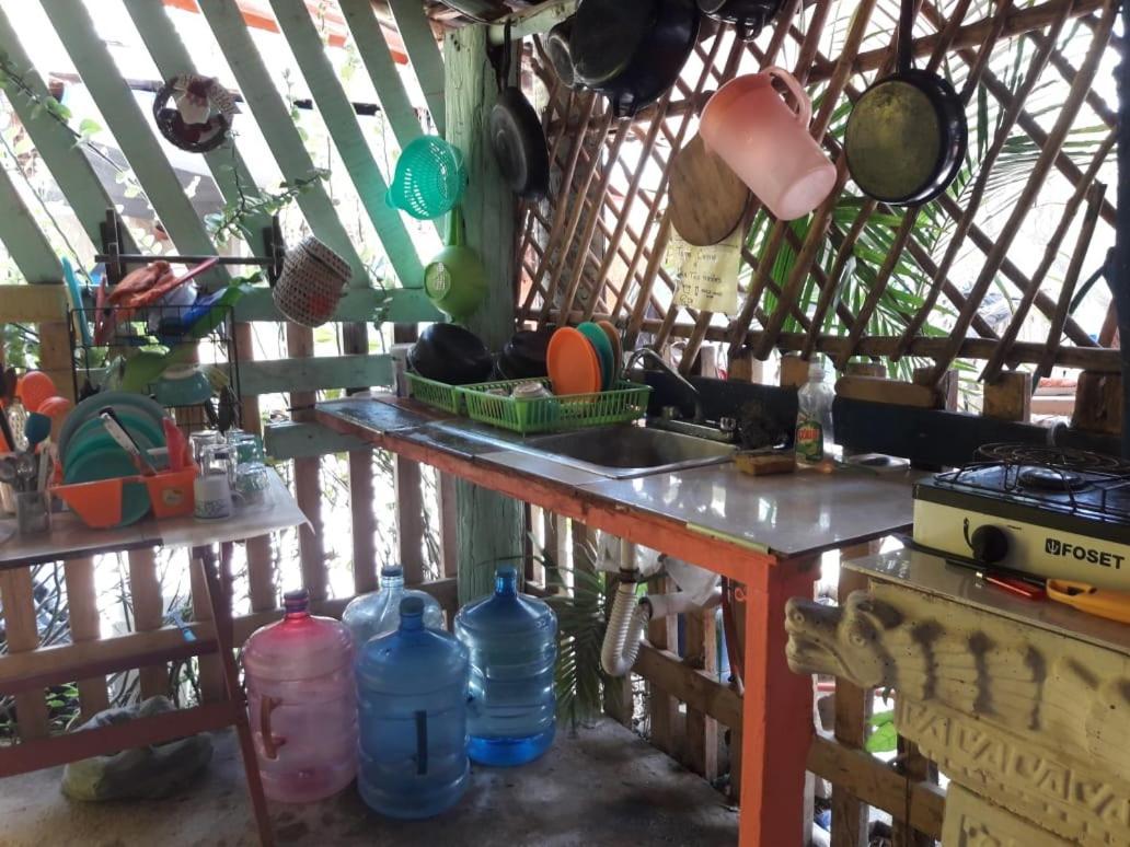Hostal Y Camping Las G Bacalar Luaran gambar