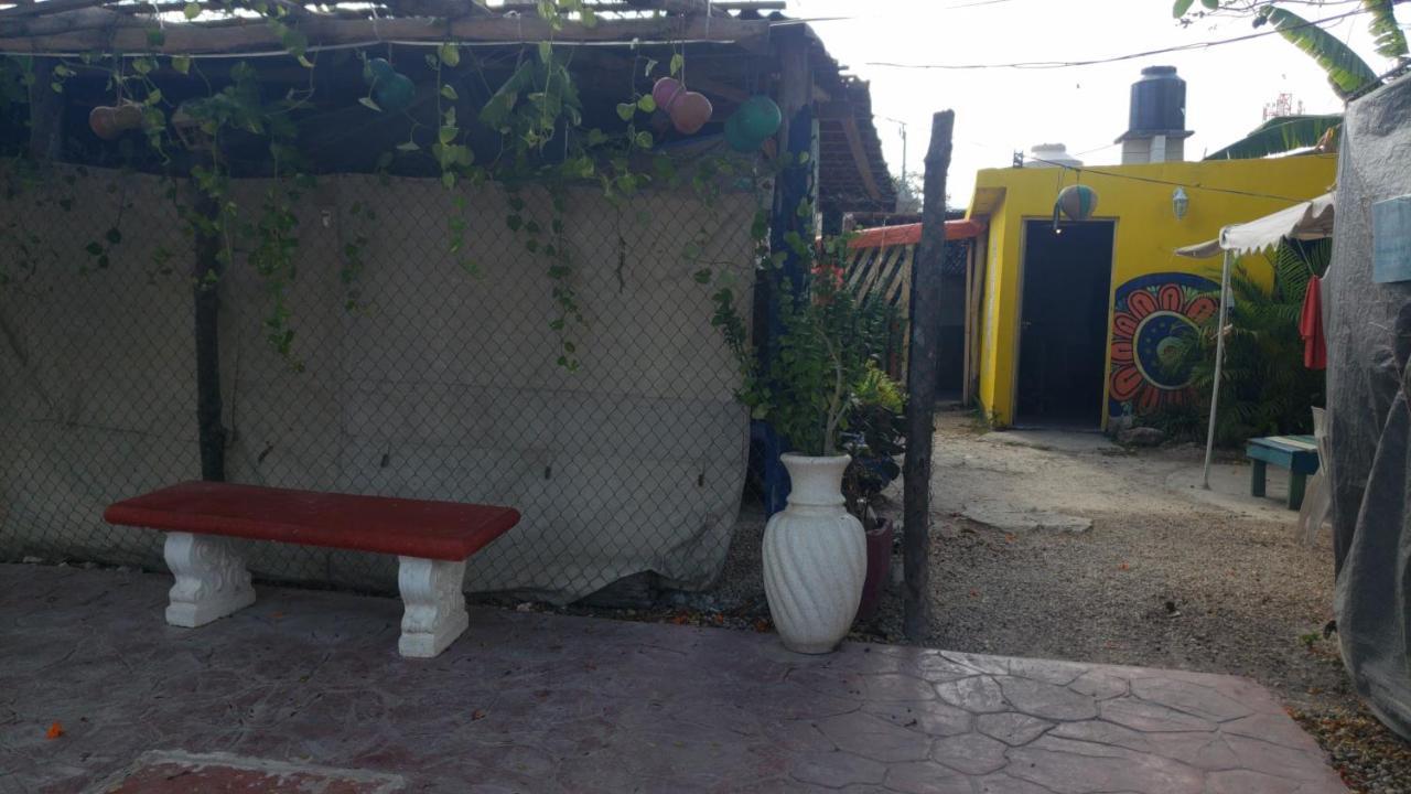 Hostal Y Camping Las G Bacalar Luaran gambar