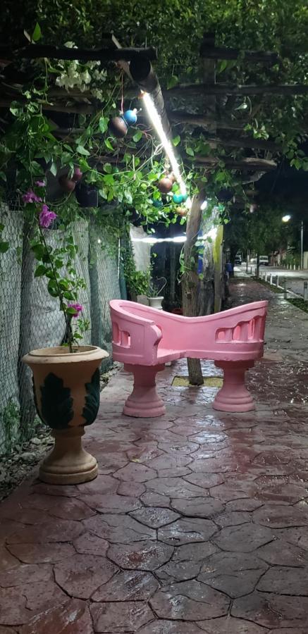 Hostal Y Camping Las G Bacalar Luaran gambar