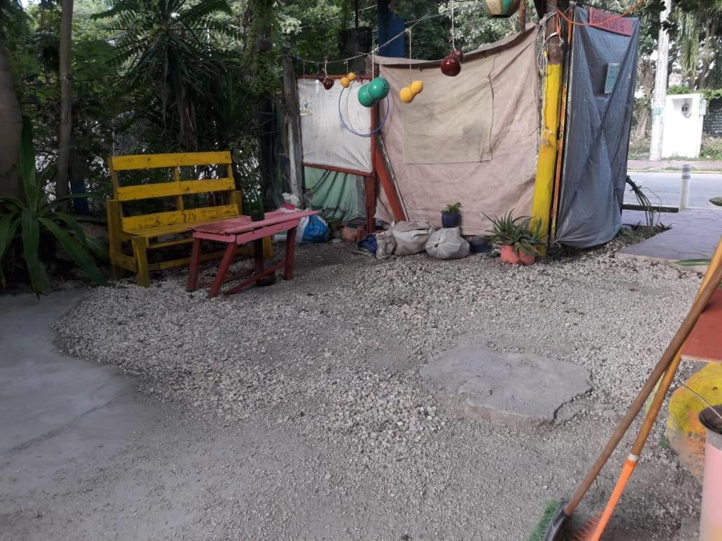 Hostal Y Camping Las G Bacalar Luaran gambar