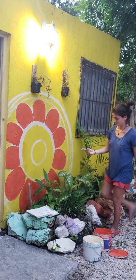 Hostal Y Camping Las G Bacalar Luaran gambar