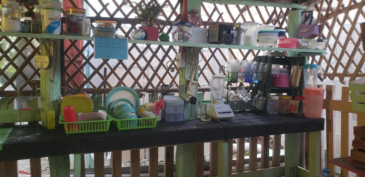 Hostal Y Camping Las G Bacalar Luaran gambar